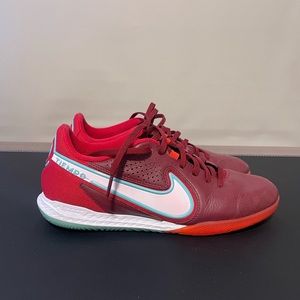 Nike tiempo leather indoor soccer shoes US men’s 8